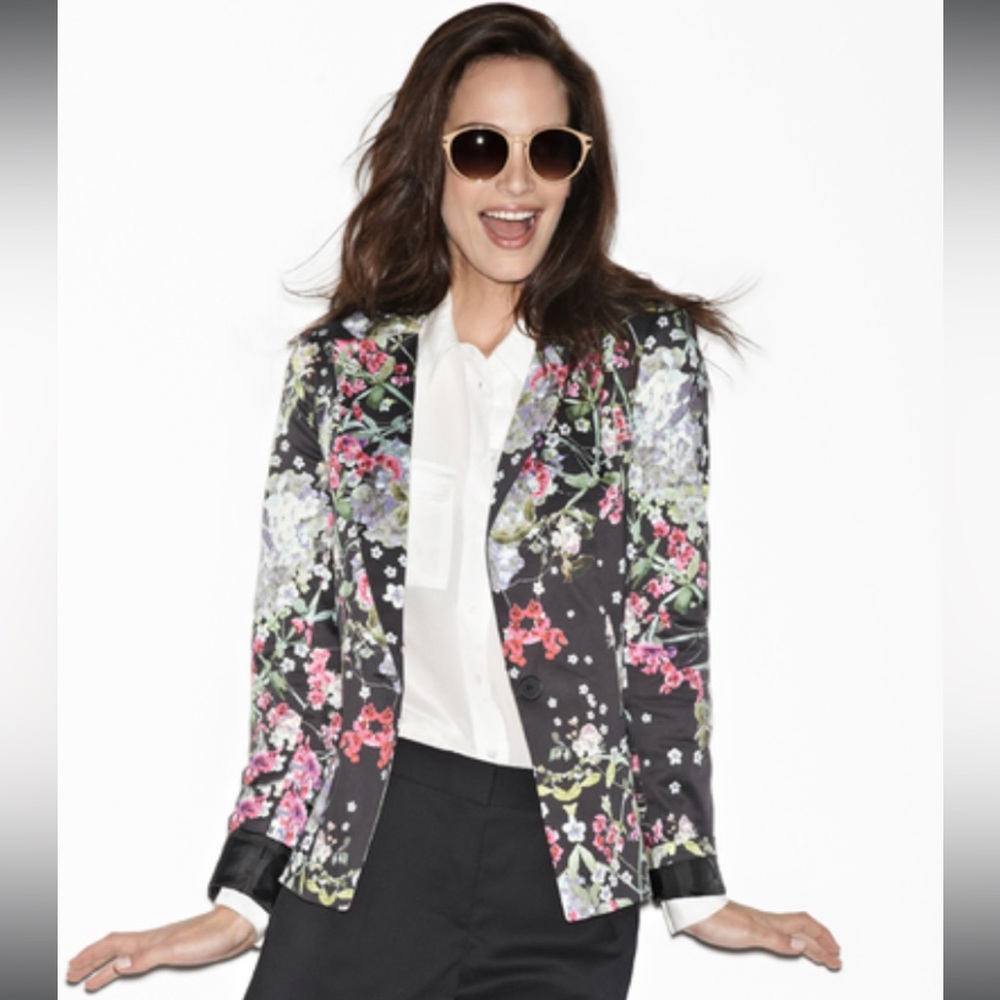 Floral blazer